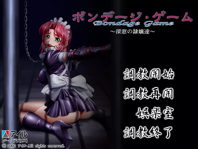 【PC】【アイル】【生肉】ボンデージ・ゲームDVG～深窓の隷嬢達～ 游戏本体+CG-光辉ACG